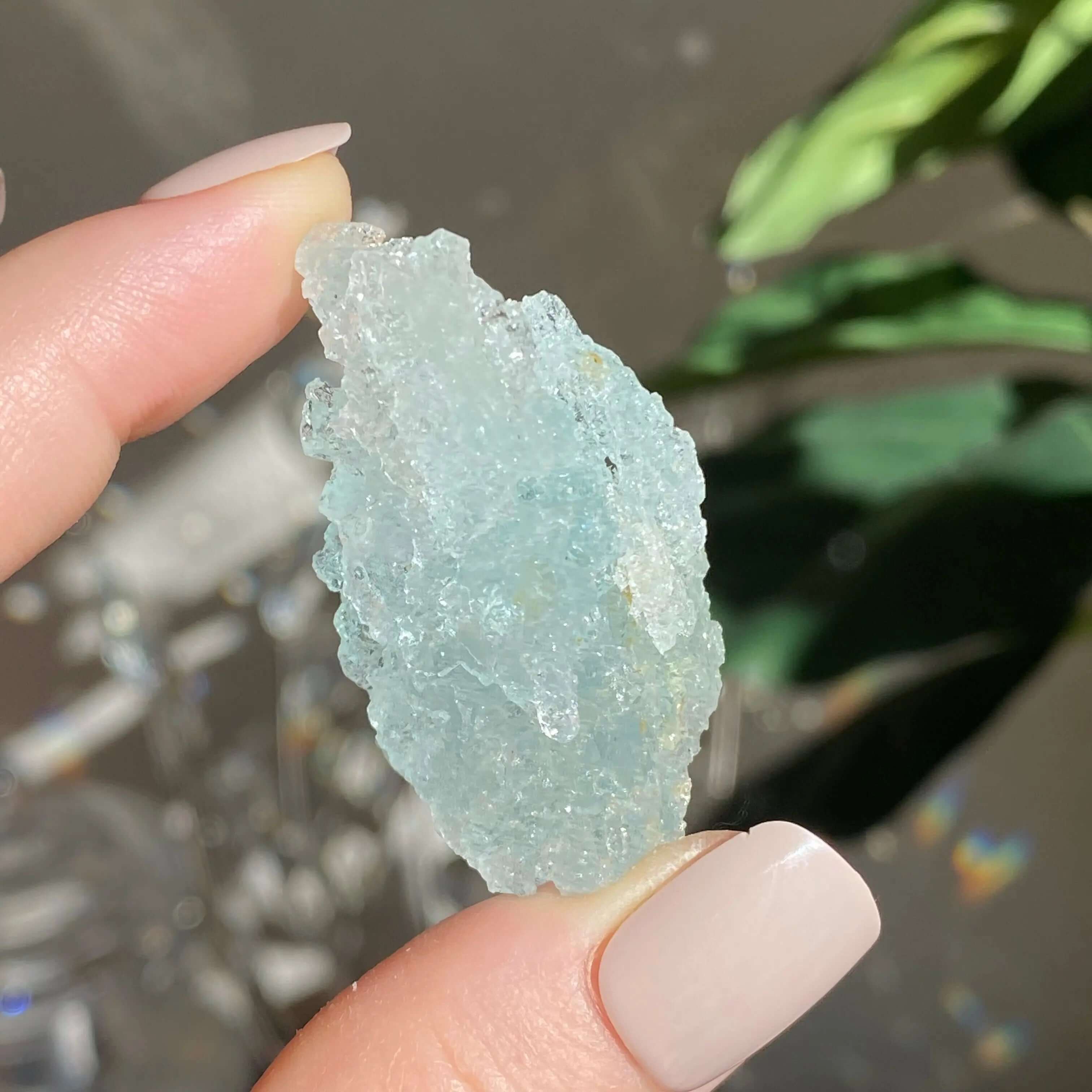 Rare Fully Etched Aquamarine | Stock A Mooncat Crystals