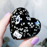 Snowflake Obsidian Heart | You Choose DEF Mooncat Crystals