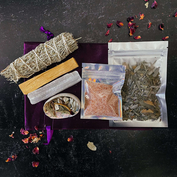 Space Clearing + Home Blessing Kit Mooncat Crystals