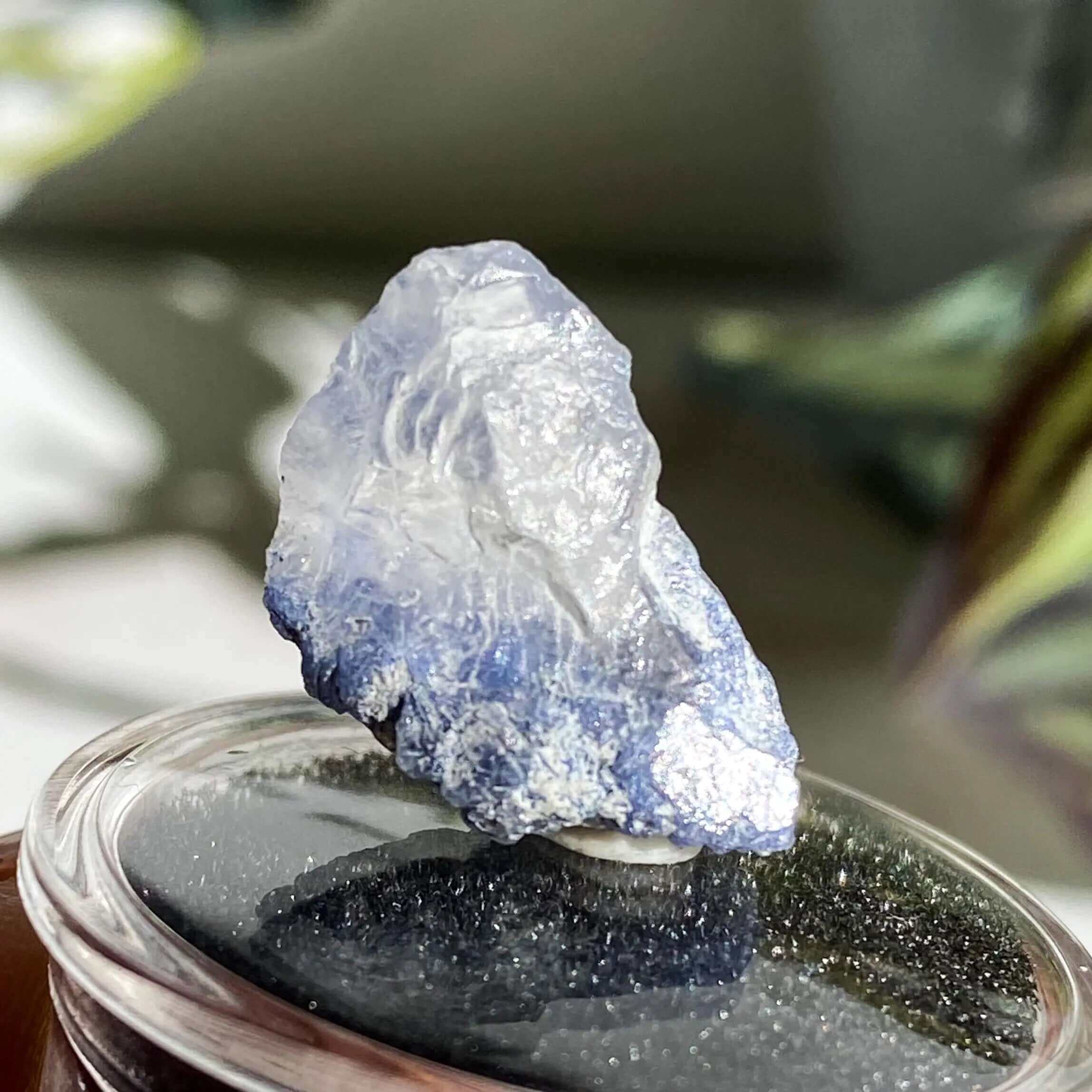 Dumortierite in Quartz | Stock K - Mooncat Crystals